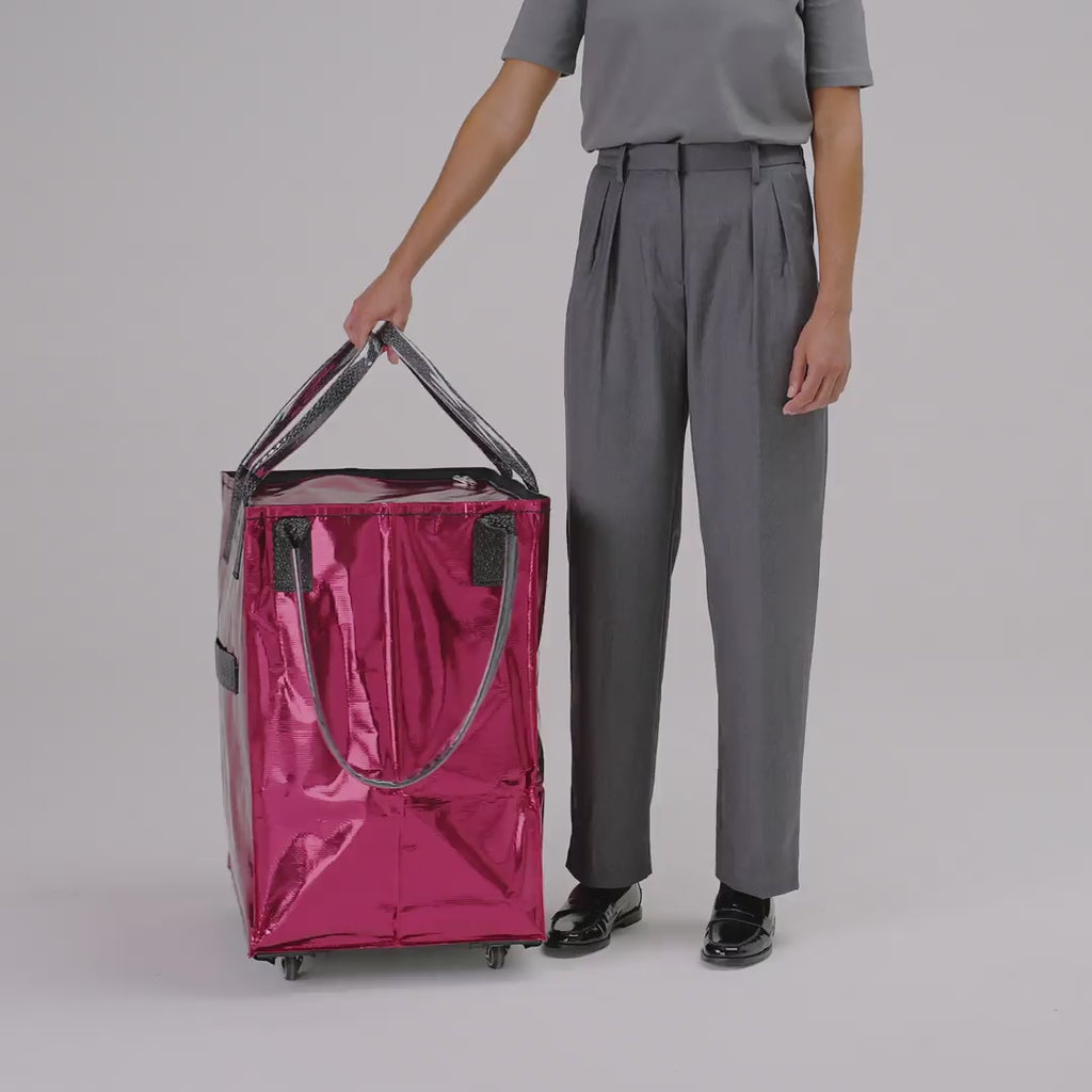 Rolling Cosmic Red Large tote